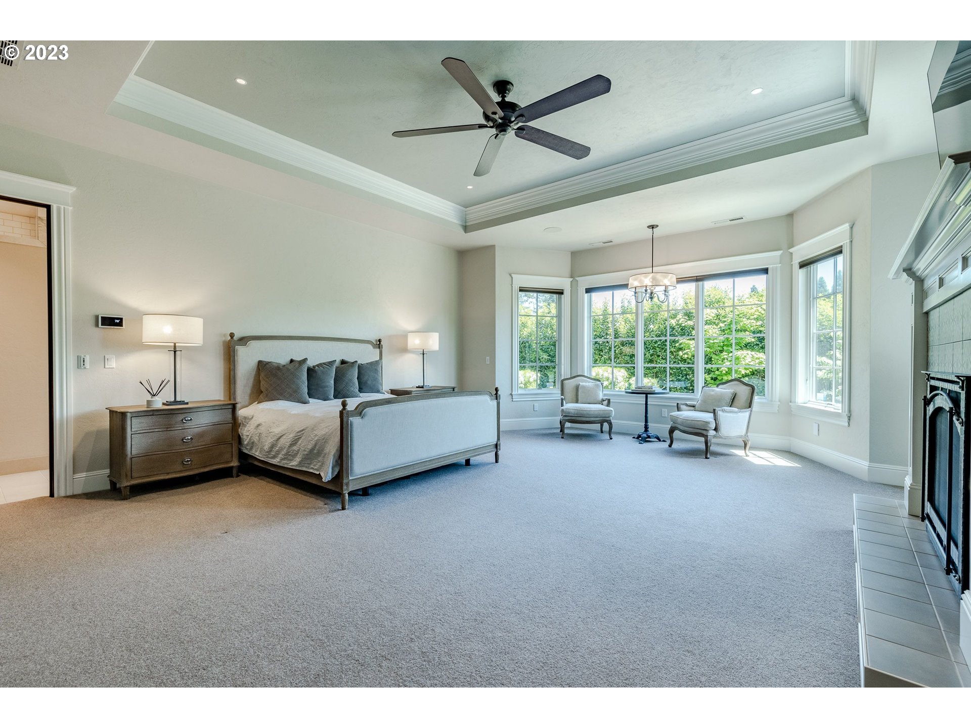 4075 Gilham Road Eugene, OR 97408 - Photo 20 of 48 a bedroom with furniture and a large window