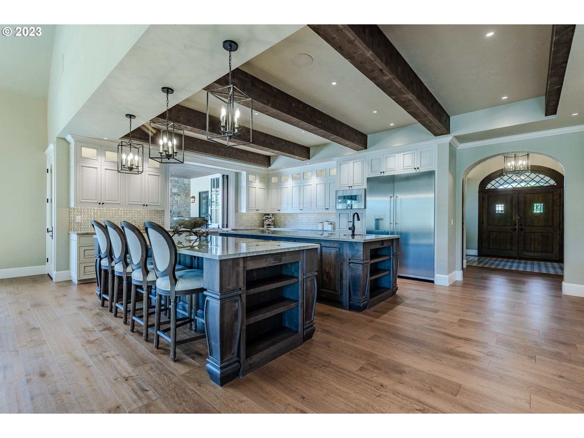 4075 Gilham Road Eugene, OR 97408 - Photo 10 of 48 a view of a hallway with kitchen view and dining room