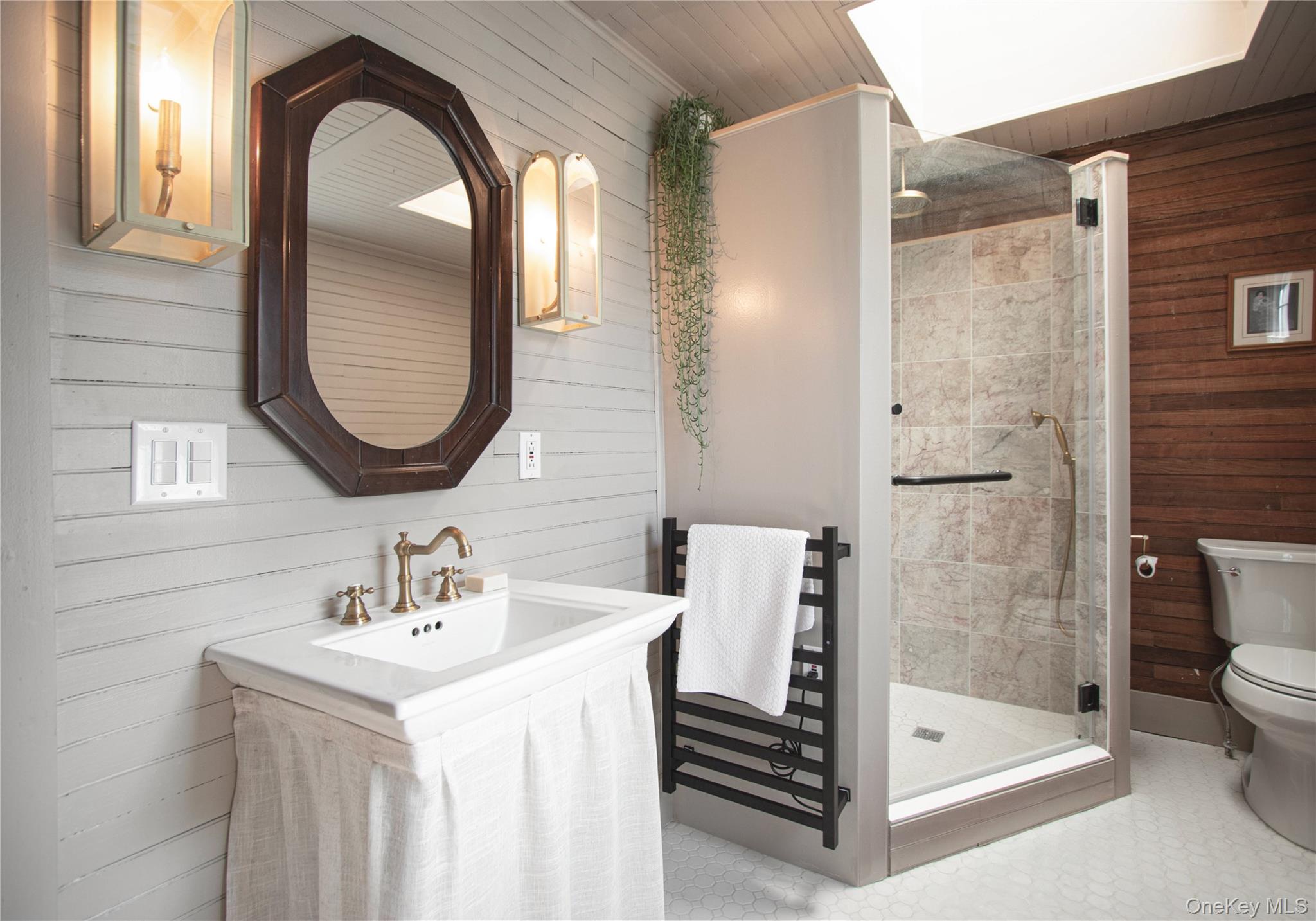 692 County Rte 2 Elizaville, NY 12523 - Photo 17 of 33 a bathroom with a sink and a mirror