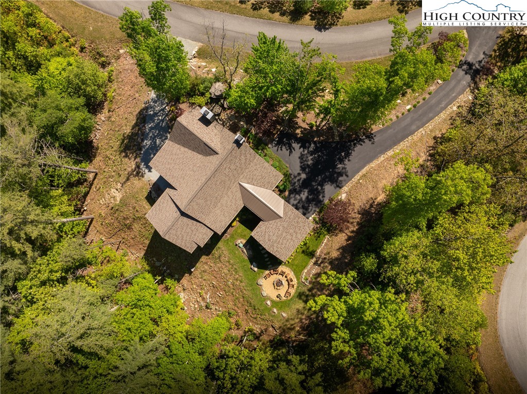 765 Pepperroot Road Boone, NC 28607 - Photo 32 of 35 an aerial view of a house with a yard