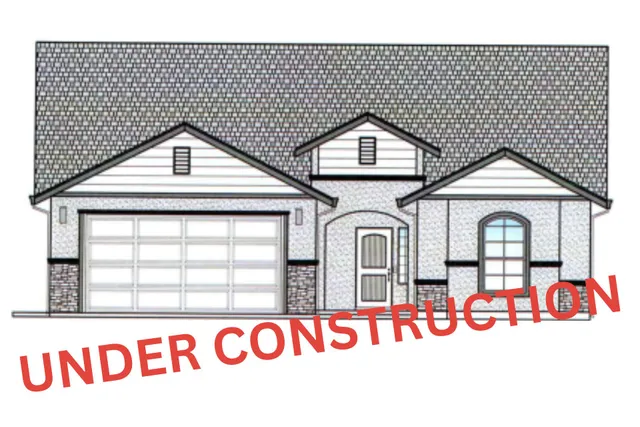 a view of front door with a brick wall