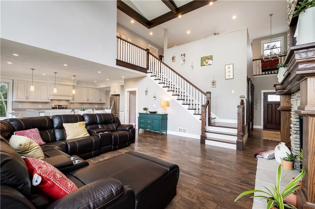 3396 5 Points Road Indiana, PA 15701 - Photo 10 of 49 a living room with furniture kitchen view and a wooden floor
