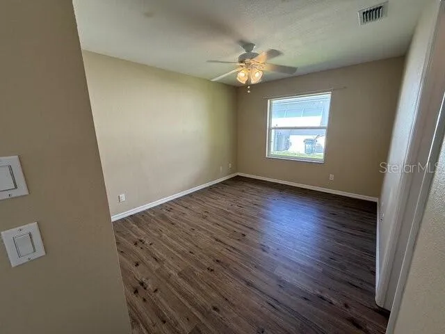 wooden floor in an empty room