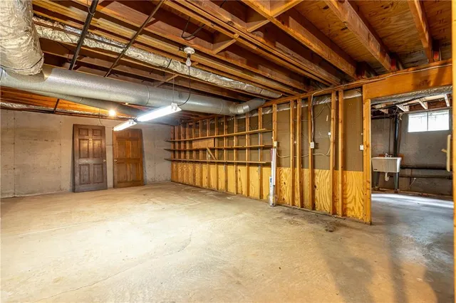 a view of an empty room