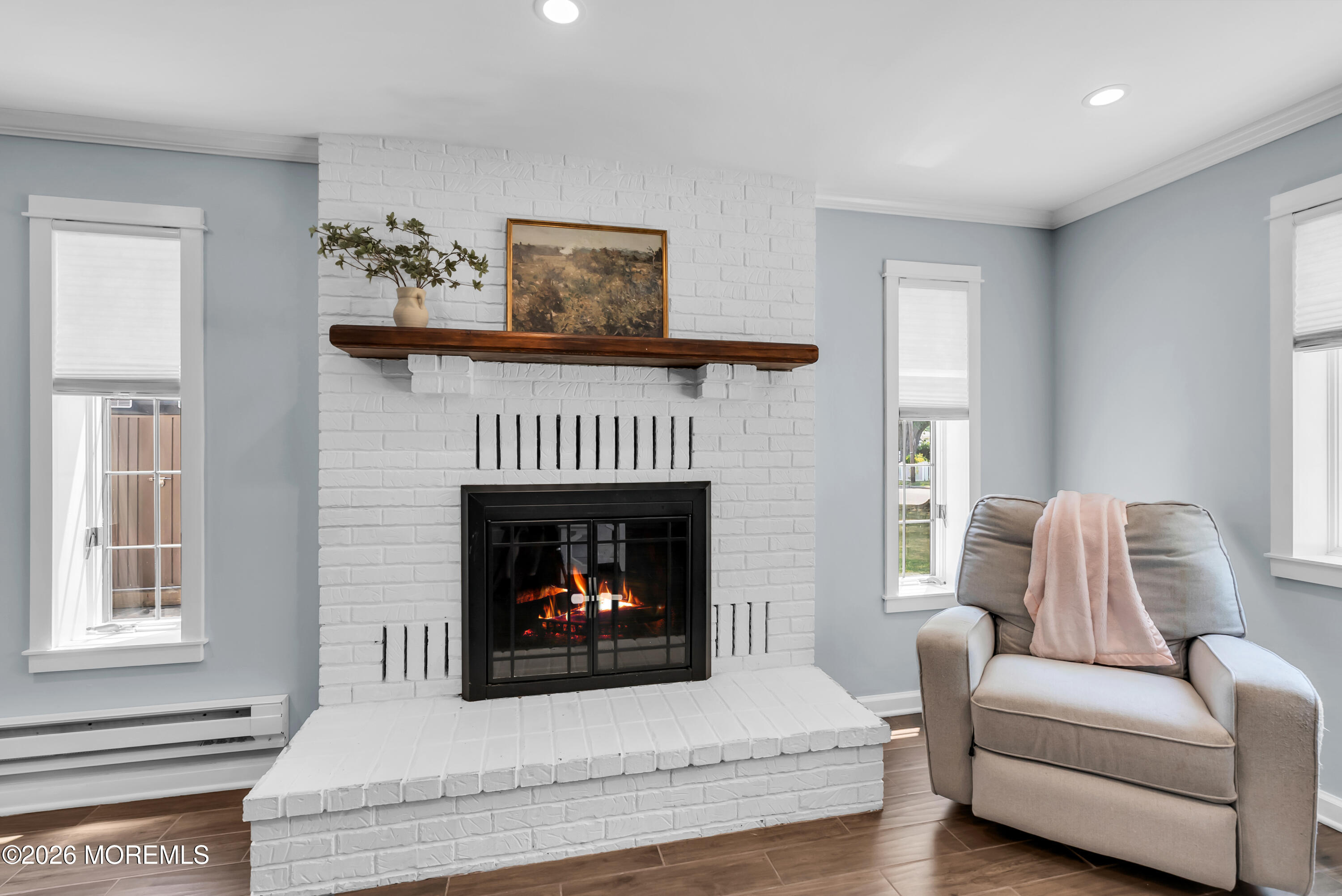 283 Harding Boulevard Matawan, NJ 07747 - Photo 29 of 43 FIREPLACE IN FAMILY ROOM