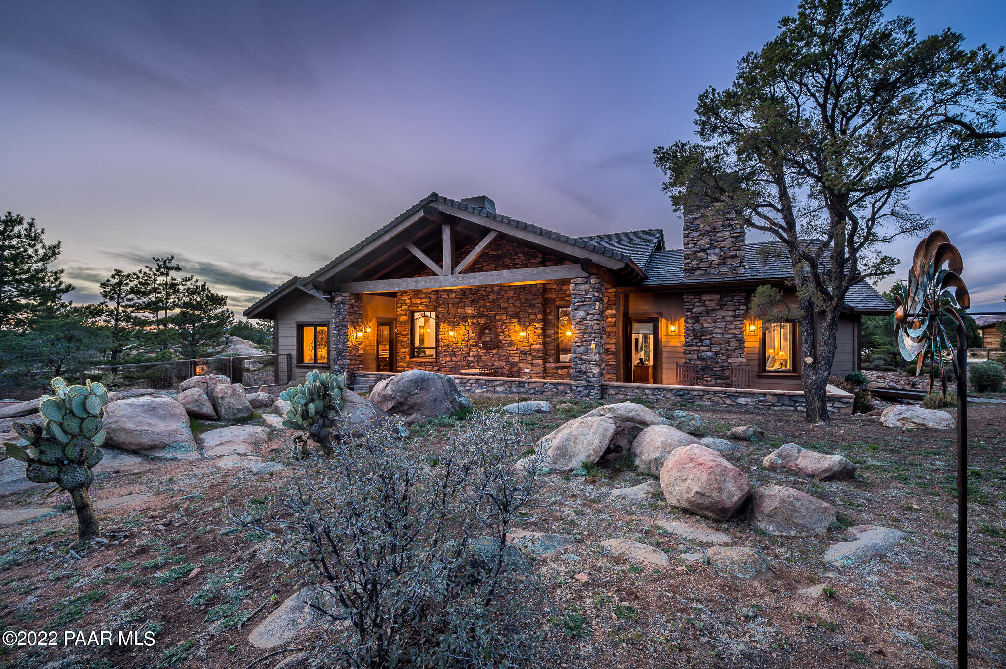 5350 West Three Forks Road Prescott, AZ 86305 - Photo 73 of 90 a front view of a house with a yard
