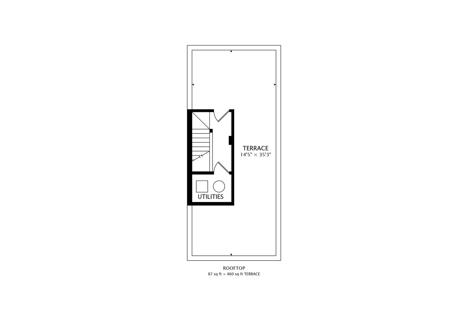 855 West Erie Street, Unit 126 Chicago, IL 60642 - Photo 23 of 24 a picture of a floor plan