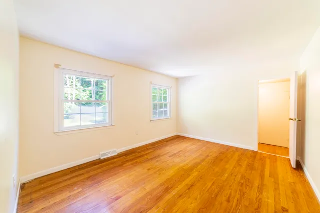 a view of empty room