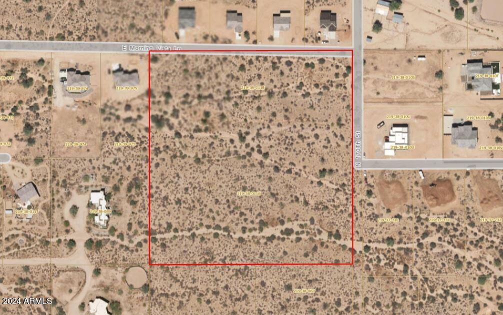 293-xx North 170th Street Rio Verde, AZ 85263 - Photo 14 of 23 Aerial View of Approx Lot Lines