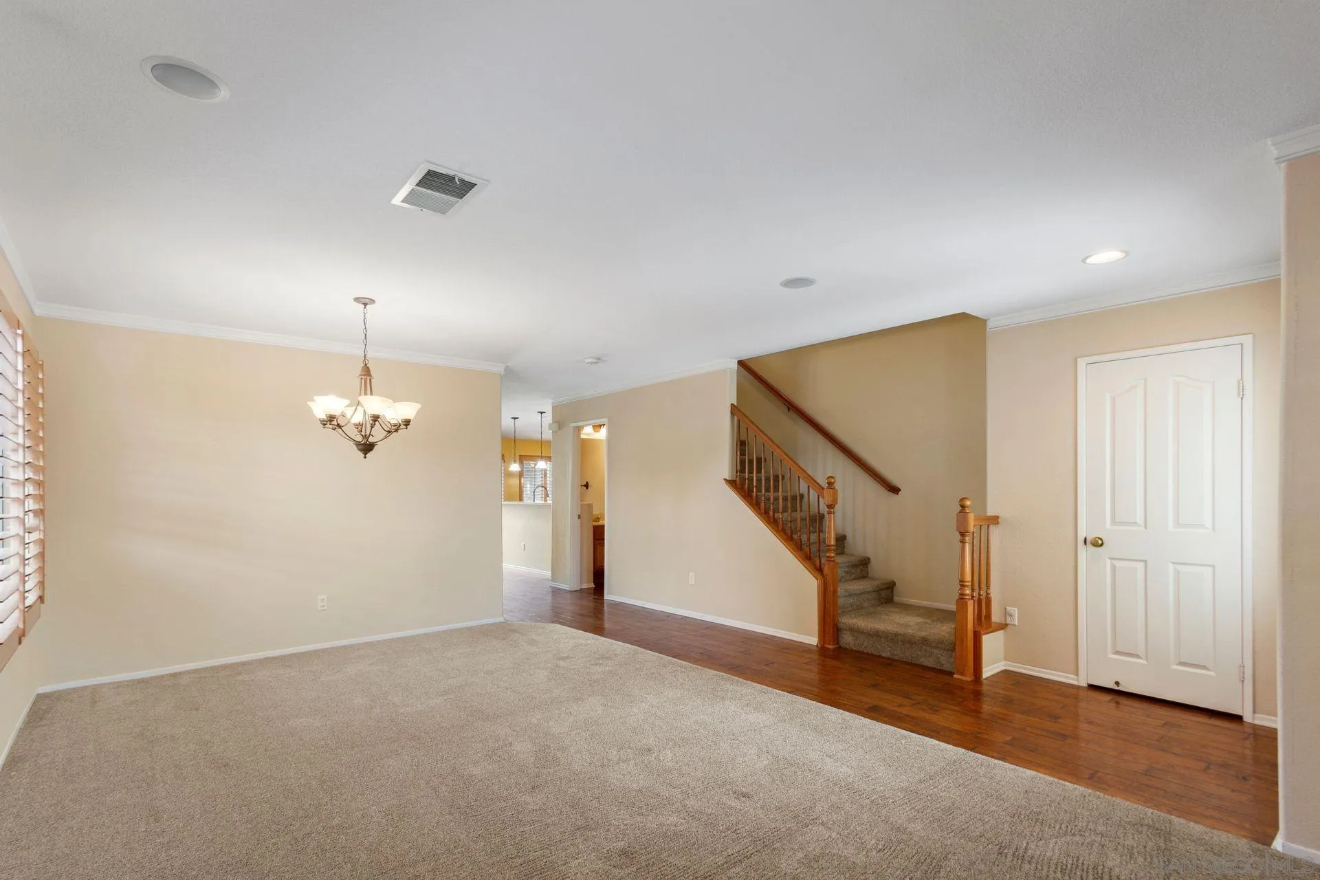302 La Soledad Way Oceanside, CA 92057 - Photo 16 of 37 a view of an empty room with stairs