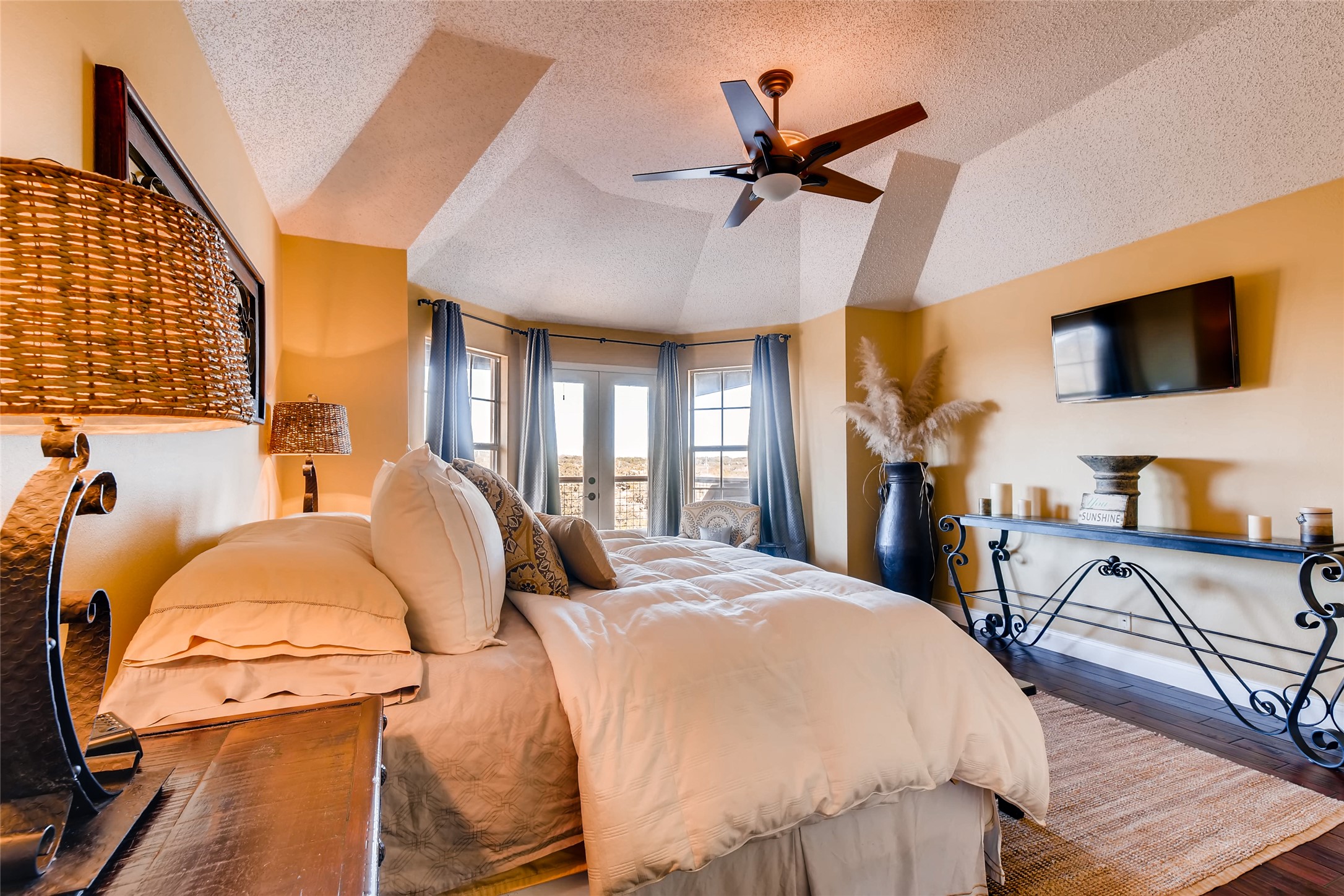 2614 Pace Bend Road South Spicewood, TX 78669 - Photo 18 of 26 Primary bedroom
*not current furniture in home*