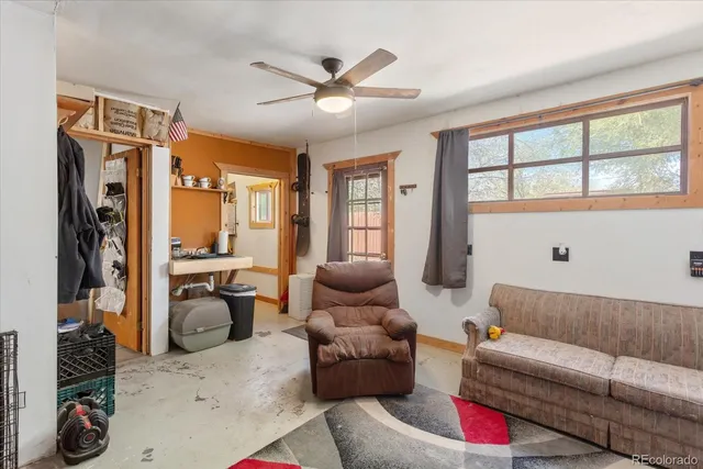 a view of storage and utility room