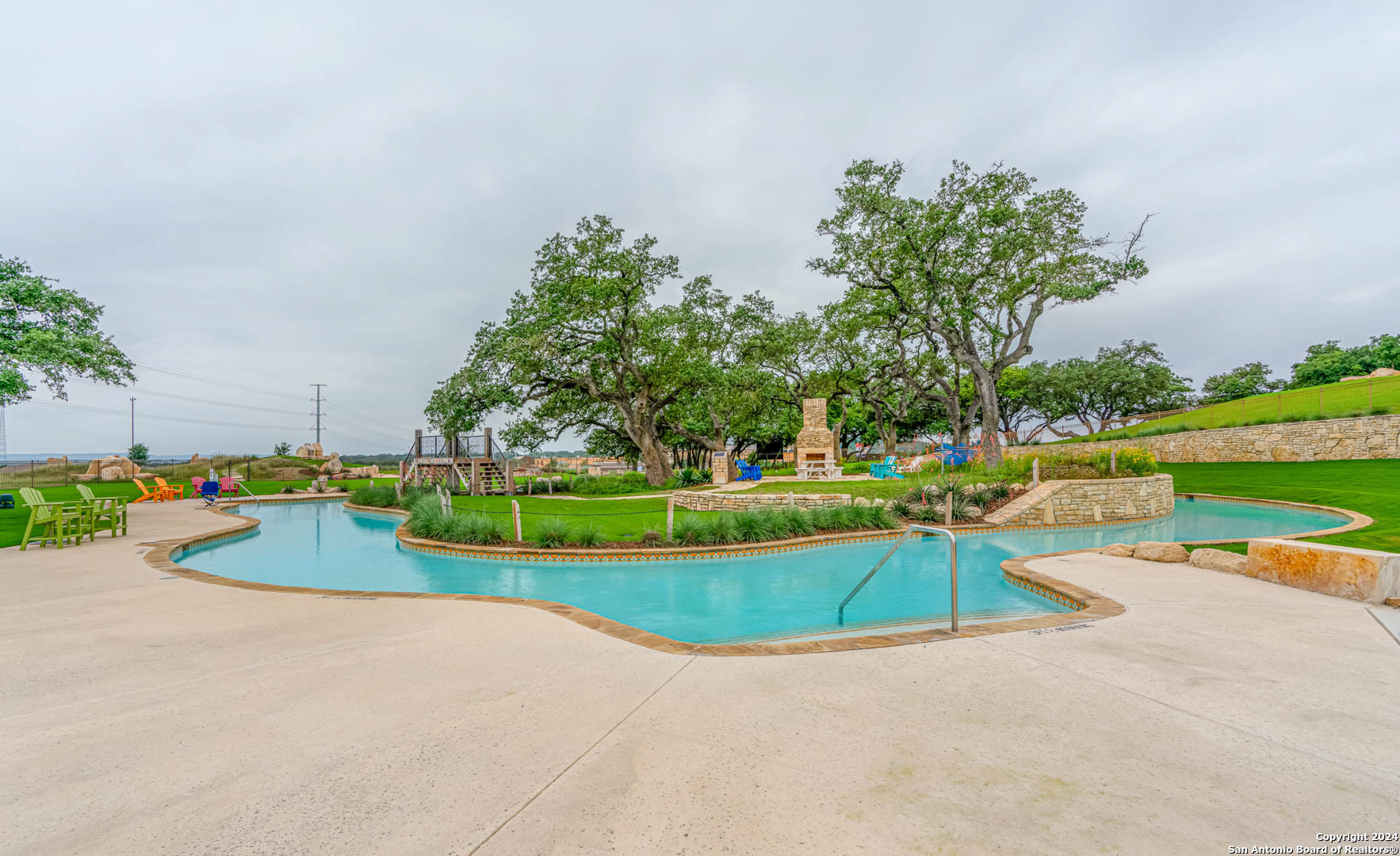 113 Valencia Boerne, TX 78006 - Photo 42 of 43 a view of a park with plants and palm trees