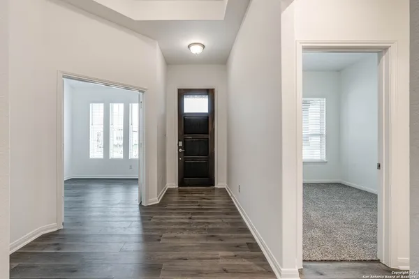 wooden floor in an empty room