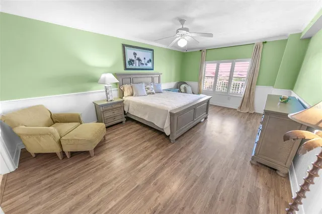 a view of balcony with ocean view