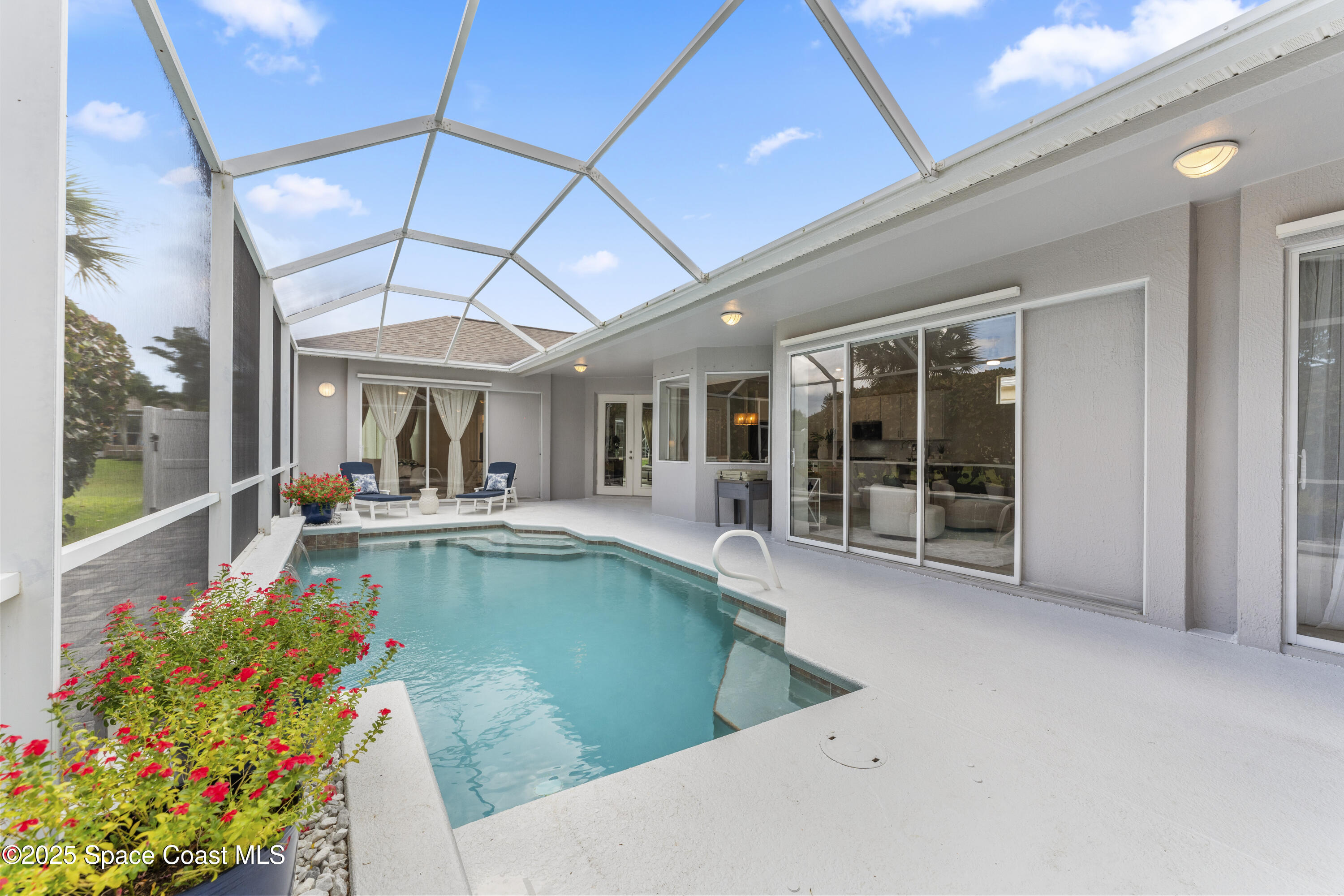 3053 Jacobaeus Lane Indialantic, FL 32903 - Photo 27 of 35 a view of a dining room with furniture wooden floor and a potted plant