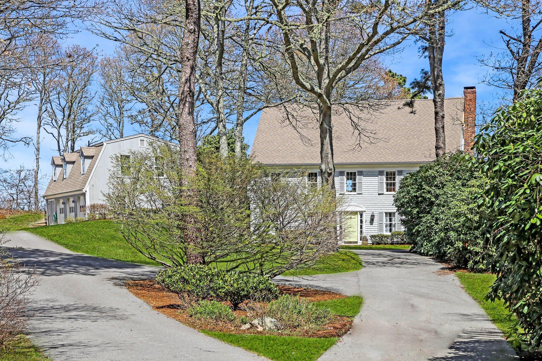 7 Portside Lane Orleans, MA 02653 - Photo 32 of 34 a front view of a house with garden