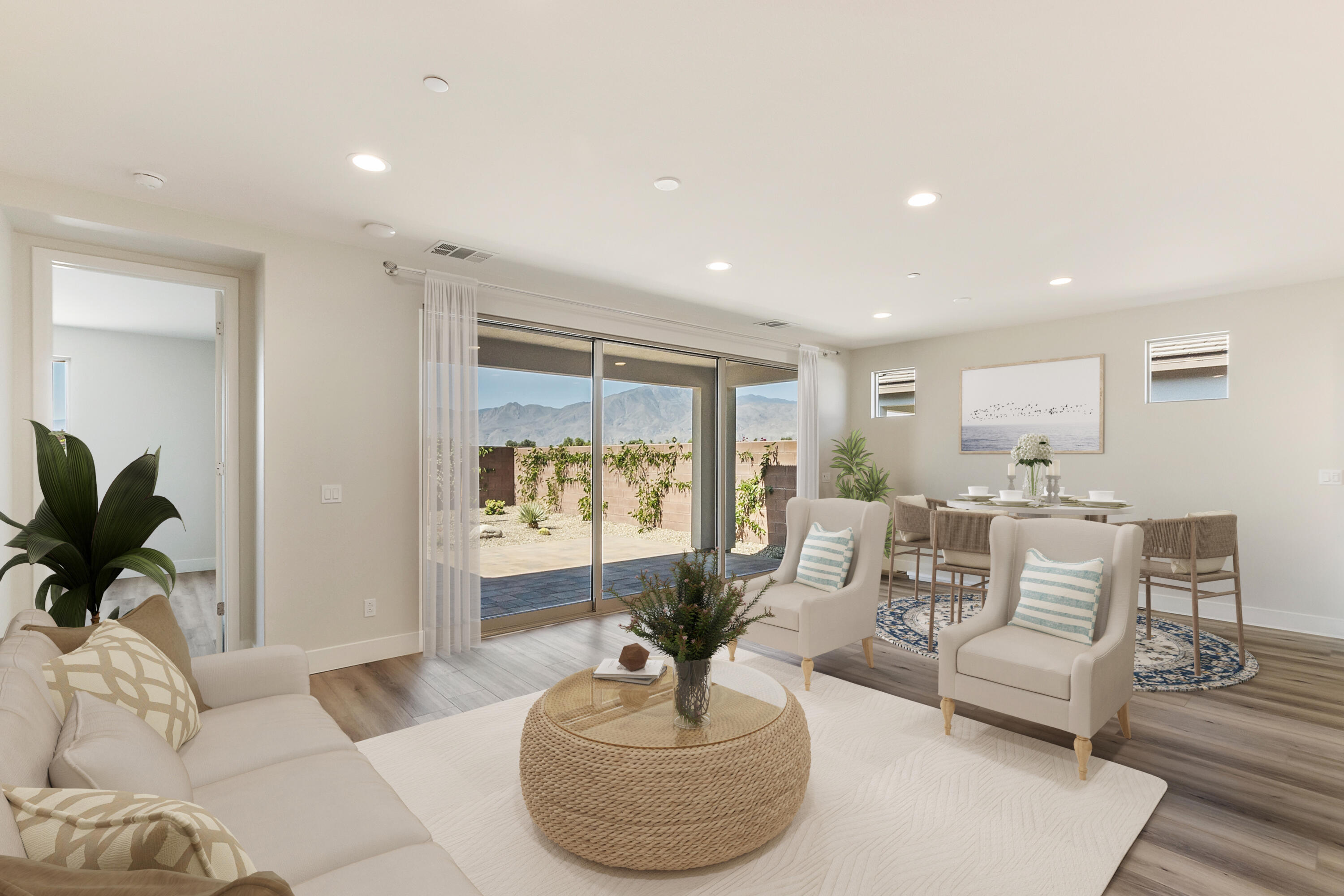 82365 Murray Canyon Drive, Unit LT#8199 Indio, CA 92201 - Photo 4 of 39 a living room with furniture and a large window