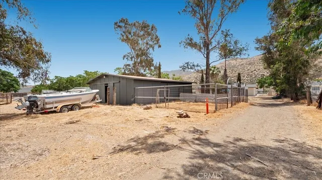 a view of road with with trees