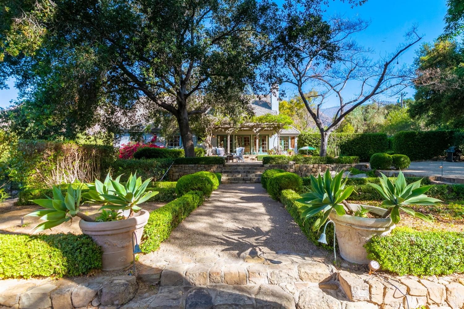 1712 Ladera Road Ojai, CA 93023 - Photo 39 of 47 a view of a garden with patio