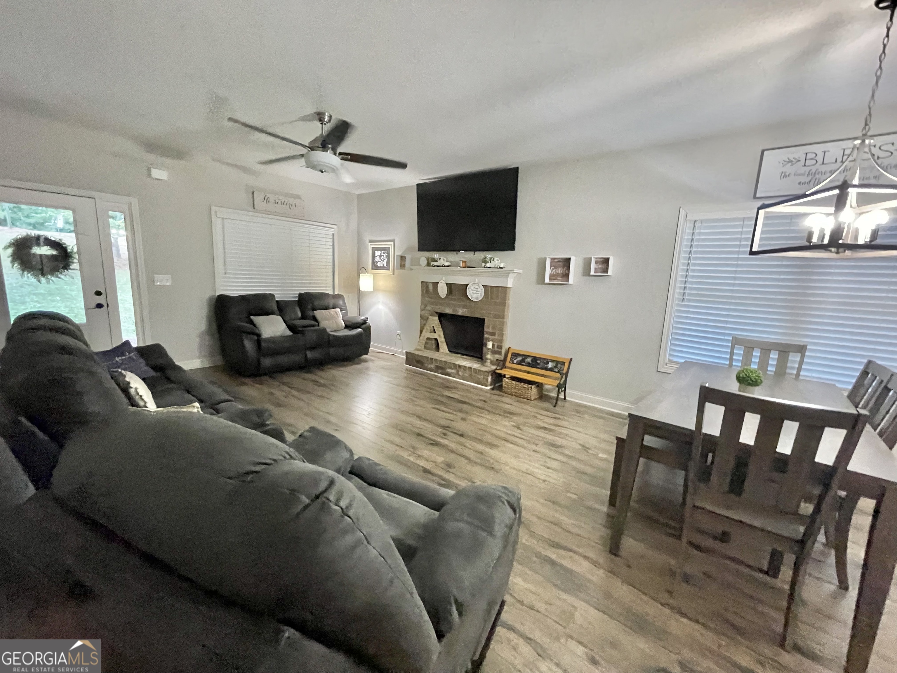 57 Partridge Court Monticello, GA 31064 - Photo 22 of 57 a living room with furniture and a flat screen tv
