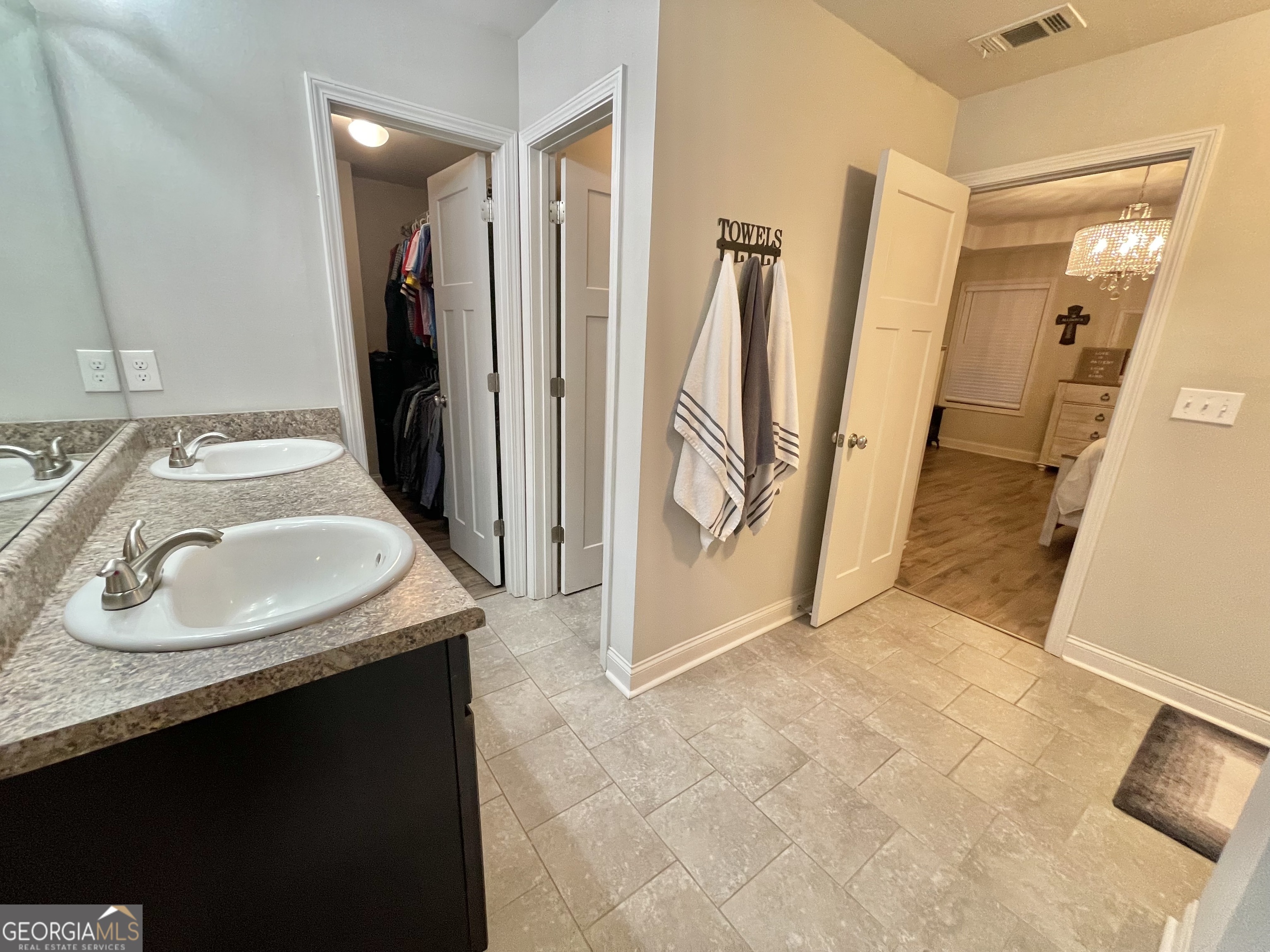 57 Partridge Court Monticello, GA 31064 - Photo 42 of 57 a bathroom with a sink a mirror and a shower