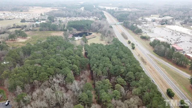 an aerial view of city