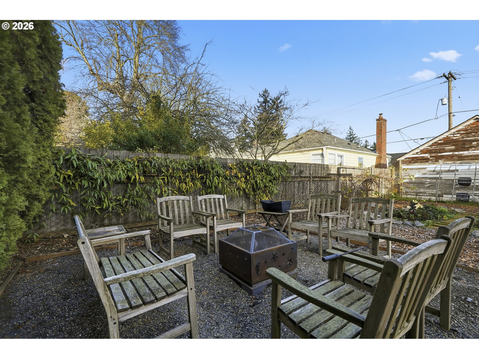 6123 Northeast Halsey Street Portland, OR 97213 - Photo 42 of 46 a view of a roof deck with couches and wooden floor
