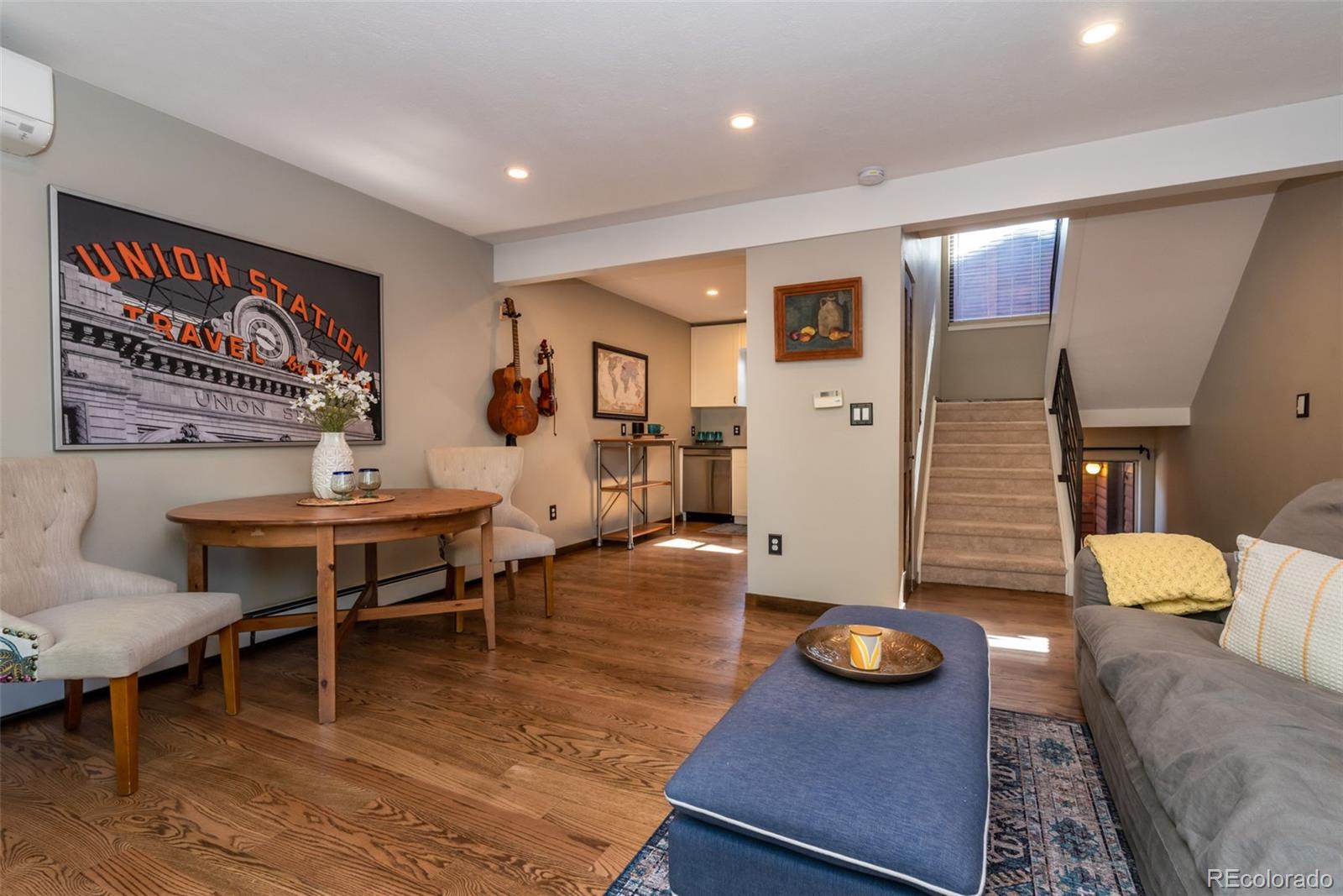 1633 4th Street, Unit C Boulder, CO 80302 - Photo 9 of 40 a living room with furniture and wooden floor