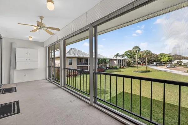 a view of a porch
