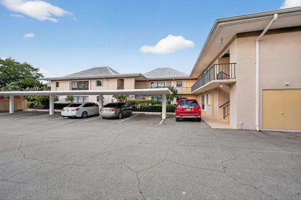 a car parked in front of a house