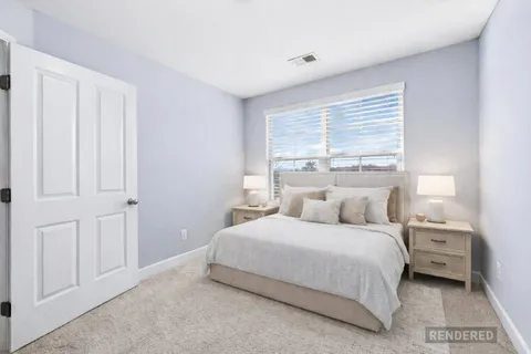 a view of a balcony with chairs