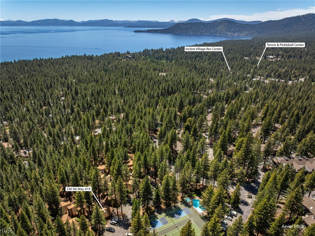 330 Ski Way, Unit 19 Incline Village, NV 89451 - Photo 25 of 40 Aerial Photo Shows Rec & Tennis Centers