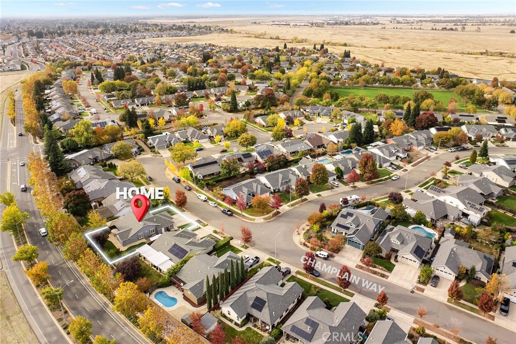 1563 Champlain Way Chico, CA 95973 - Photo 47 of 49 an aerial view of a city