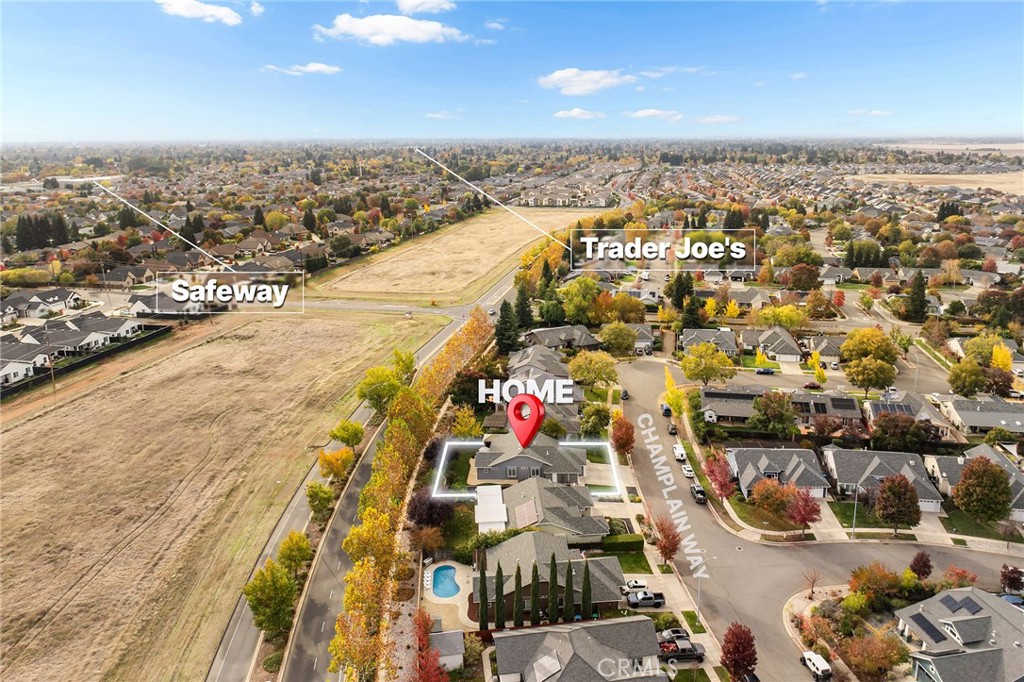 1563 Champlain Way Chico, CA 95973 - Photo 48 of 49 an aerial view of a city