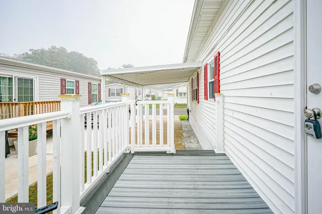 a view of a house with wooden floor