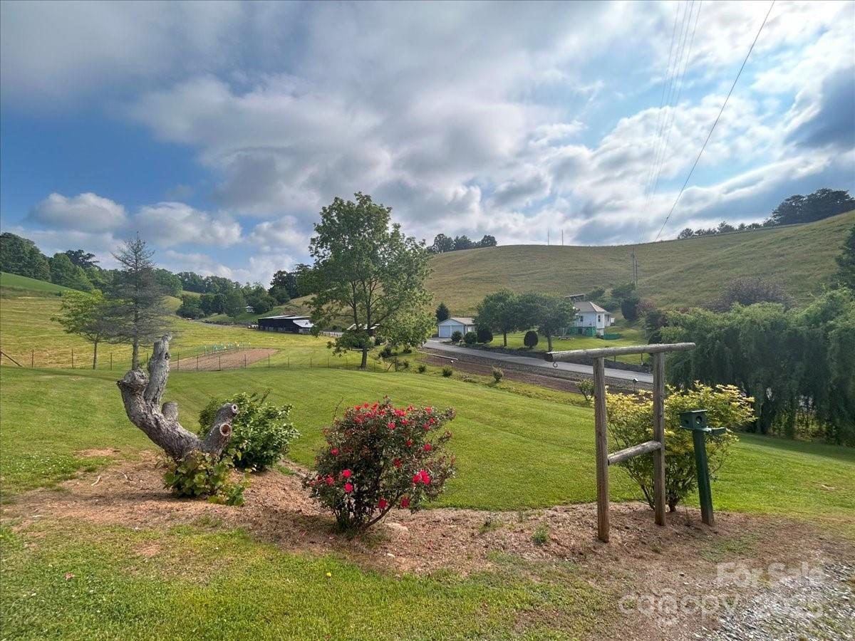 461 Tweed Road Marshall, NC 28753 - Photo 28 of 29 a view of a lake with a big yard