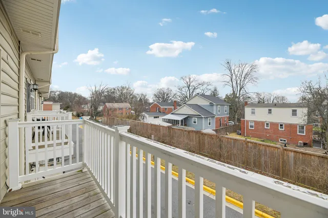 a view of a city from a balcony