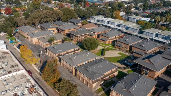 an aerial view of a