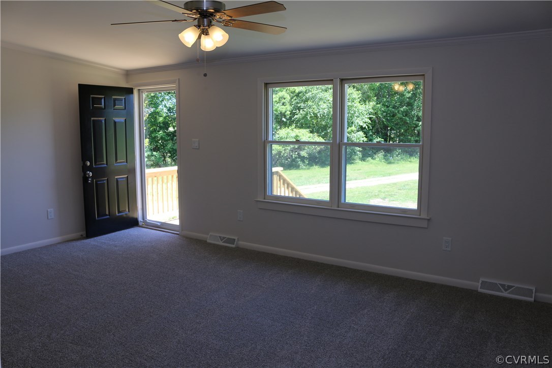 1375 Lewis Level Road Tappahannock, VA 22560 - Photo 19 of 44 Large Family Room with New Carpet, New Paint, New