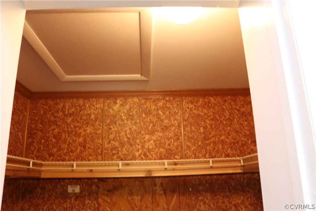 1375 Lewis Level Road Tappahannock, VA 22560 - Photo 30 of 44 Attic access panel located in master walk in close