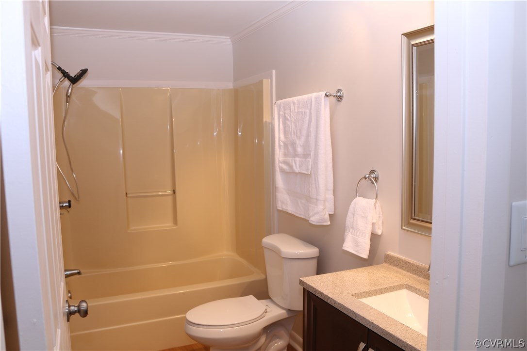 1375 Lewis Level Road Tappahannock, VA 22560 - Photo 32 of 44 Full bath of hall with new vanity, new toilet, new