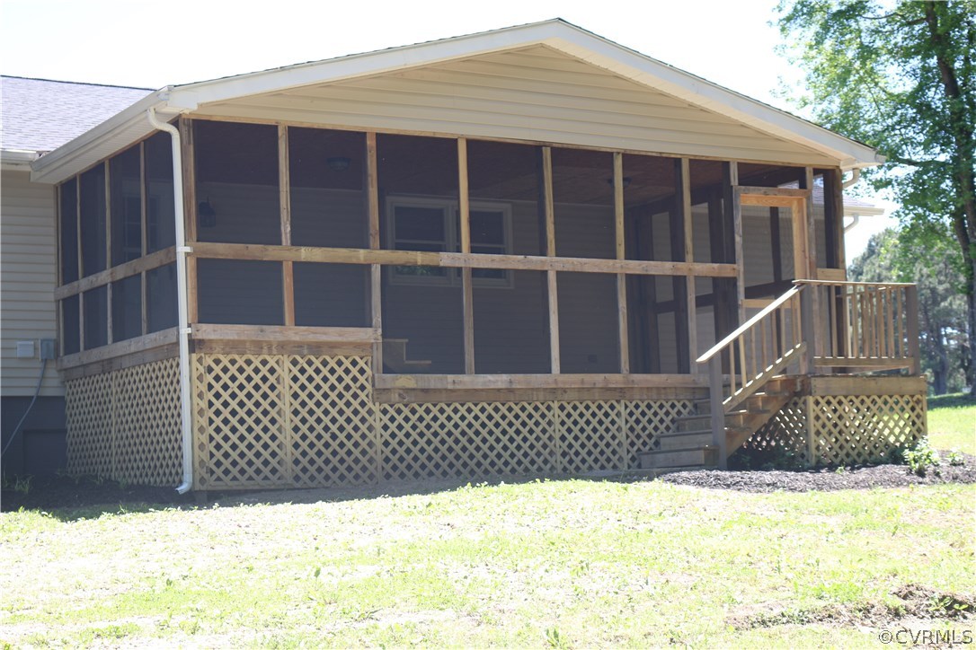 1375 Lewis Level Road Tappahannock, VA 22560 - Photo 6 of 44 Two Tier covered screened in porch with all new sc