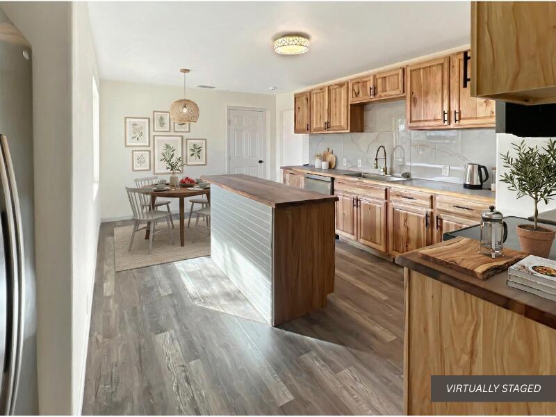 1212 9th Street Shallowater, TX 79363 - Photo 7 of 21 Kitchen/Dining Virtually Staged