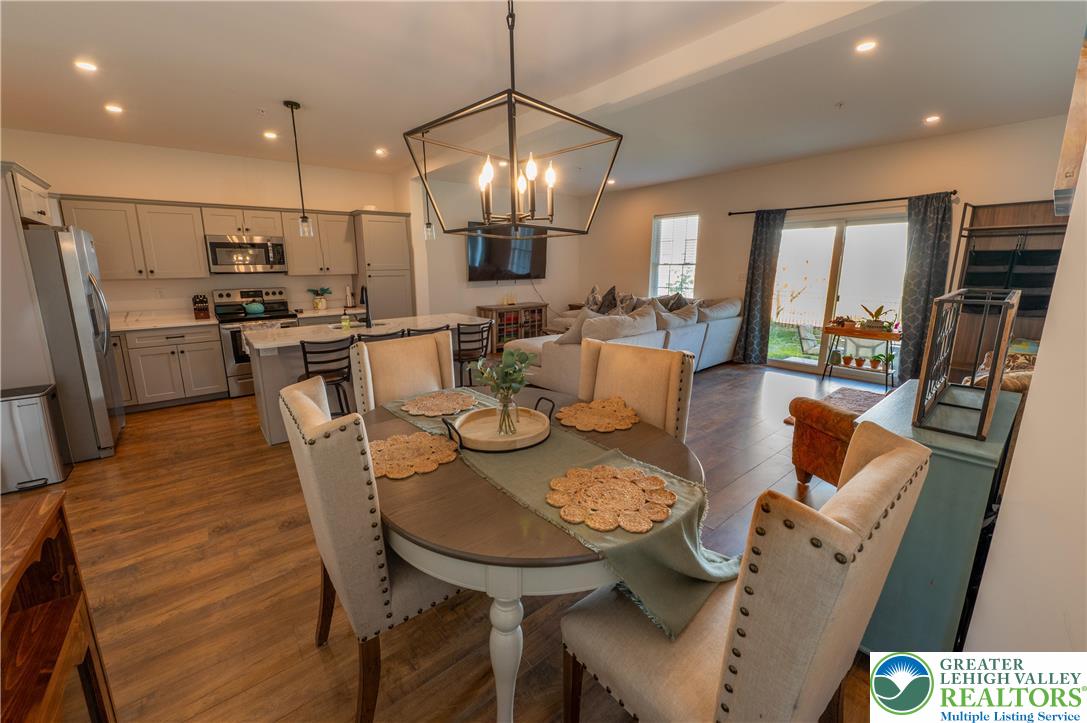 543 Long Street Emmaus, PA 18049 - Photo 4 of 18 a large kitchen with a table and chairs