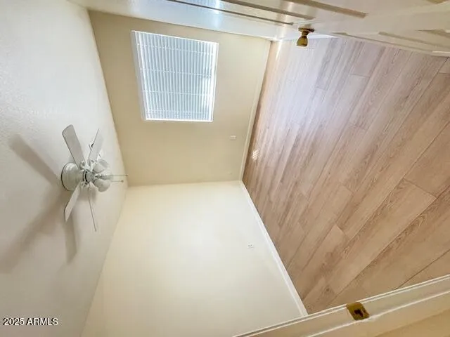 a bathroom with a shower and a tub