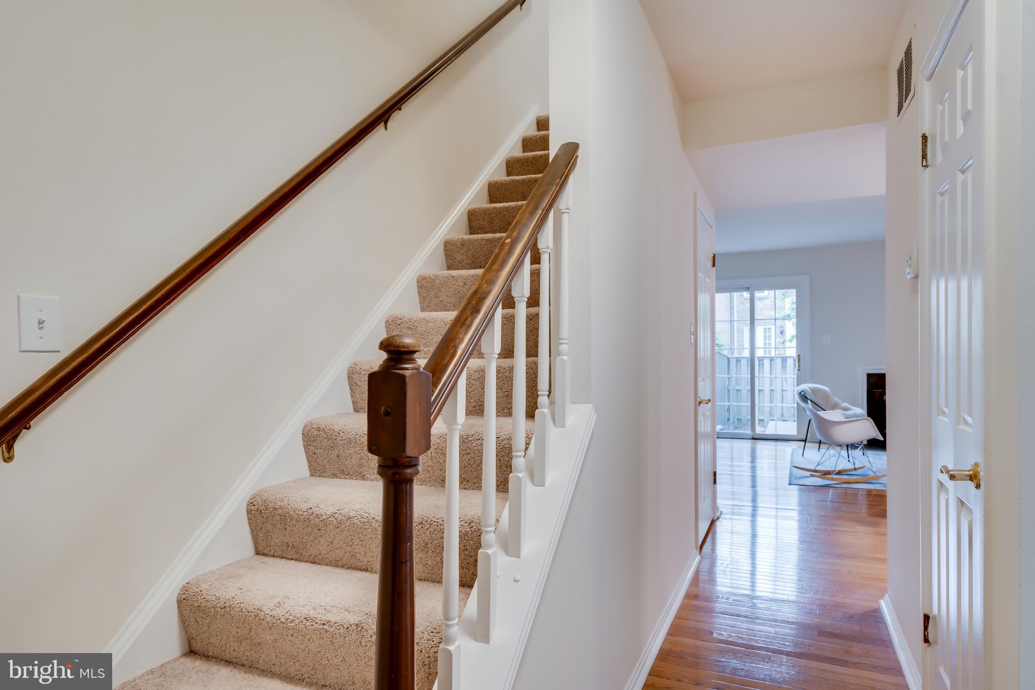 6490 Franconia Road Springfield, VA 22150 - Photo 2 of 34 a view of entryway and hall with wooden floor