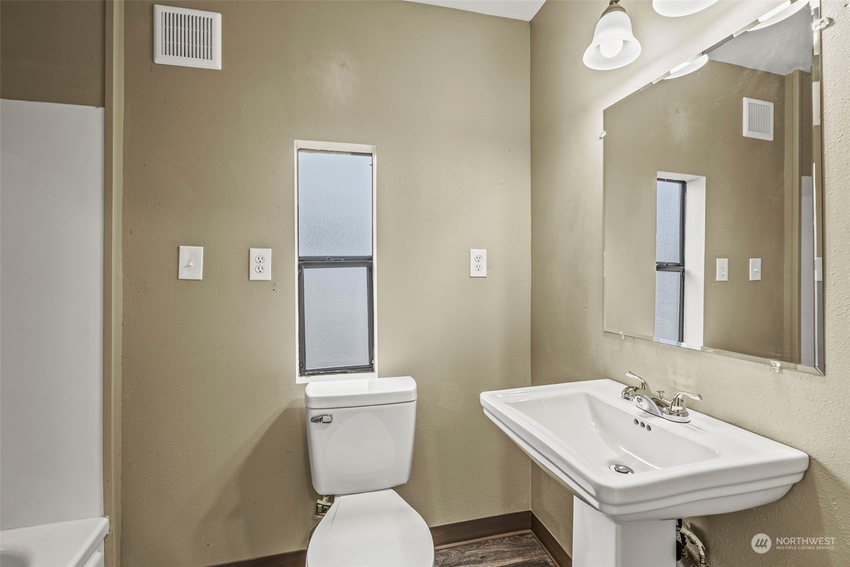 259 Stowell Road Salkum, WA 98582 - Photo 12 of 19 a bathroom with a sink toilet and mirror