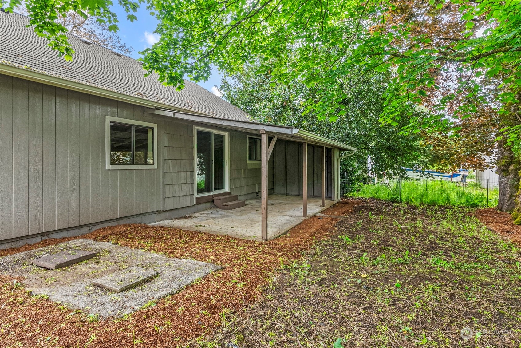 259 Stowell Road Salkum, WA 98582 - Photo 15 of 19 a view of a house with backyard and trees