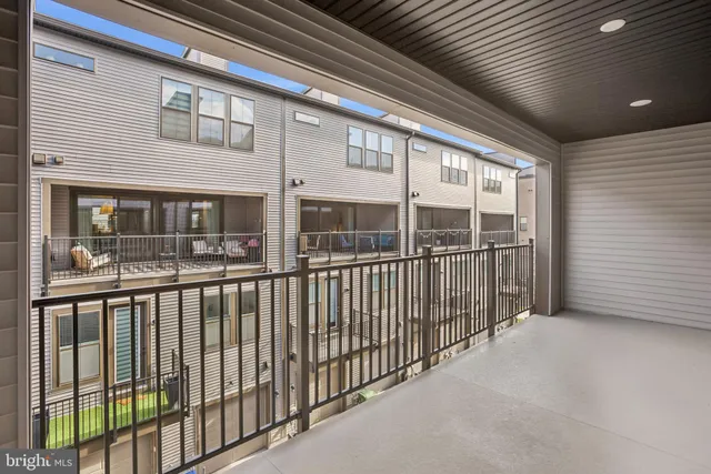 a view of a building with a street